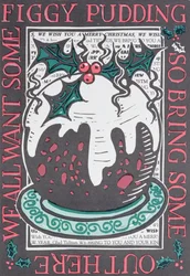 Figgy Pudding, 1998 (linoryt na papierze)