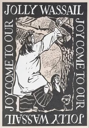 Joy Come to Our Jolly Wassail, 1997 (linoryt na papierze)