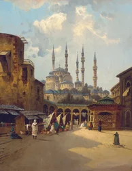 Bejrut, ok. 1890 (olej na panelu)