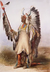 Mató-Tópe, Wódz Mandan