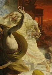 Fragment Ostatniego dnia Pompejów (autor Karl Bryullov, 1833, Muzeum Rosyjskie)