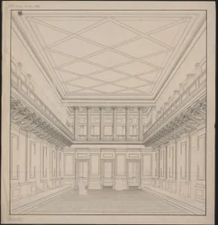 Berlin. Schauspielhaus przy Gendarmenmarkt, sala koncertowa. Widok
