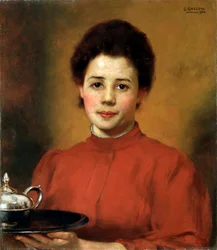 „Kobieta w czerwieni”, 1904
