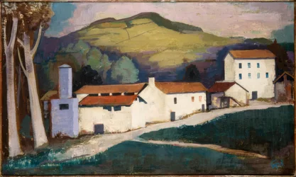 Gospodarstwo rolne (krajobraz Ticino)
