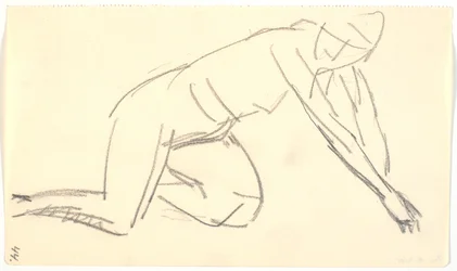 Model klęczący