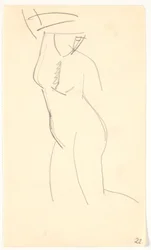 Model klęczący