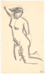 Model klęczący