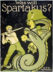 Rewolucja niemiecka 1918-1919 Liga Spartakusa (Spartakusbund)