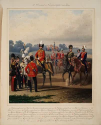 Pierwsza dywizja kawalerii lekkiej gwardii, 1867 r
