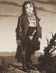 Młodzi żebracy, c. 1800.