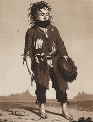 Młodzi żebracy, c. 1800.