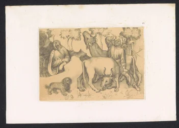 Paulus van Thebe jest znany z dwóch ossens Projekty i opracowania XV-wiecznego holenderskiego mistrza. Wiek. Na podstawie oryginałów przechowywanych w Bibliotece Królewskiej w Berlinie (tytuł serii)
