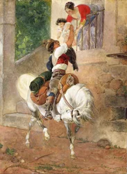Powrót do domu pasterza rzymskiego, 1851-1852.