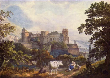 Niemiecki: Zamek Heidelberg Zamek Heidelberg