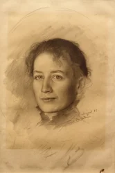 Portret siostry artysty, Marie Stauffer