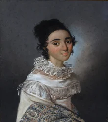 Portret Jekateryny Emanuiłowny Abamelik-Łazariewej 1806-1880, z domu Manuk-Bej, 1820