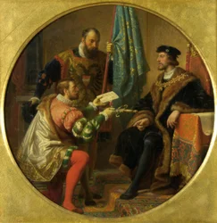 Cesarz Karol V i król Franciszek I w Pawii 1525