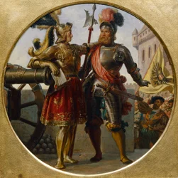 Cesarz Maksymilian I i Georg von Frundsberg