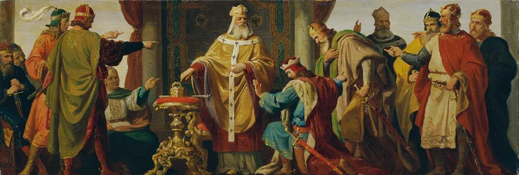 Święty Leopold odrzuca koronę cesarską