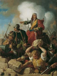 Obrona Wiednia przed Turkami, 1683, ok. 1865.