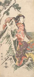 Kabuki Ac i Segawa Chryzantema Kobieta Dobry Członek, 1788.