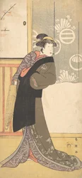 Trzeci Segawa Kikunojo w roli Maizuru, 2 miesiąc, 1789.