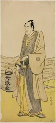 Aktor Ichikawa Danjuro V jako Tambaya Suketaro w sztuce On