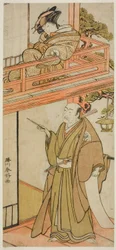 Aktorzy Iwai Hanshiro IV jako Okaru i Onoe Kikugoro I () jako Yuranosuke
