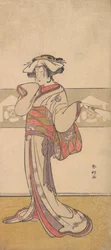 Segawa Chryzantema Kobieta Niezły członek drogi, tygrys na plaży, co? 1790.