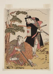 Chüshingura, Act 5 (kolorowy drzeworyt)