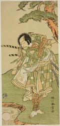 Aktor Ichikawa Danjuro V w niezidentyfikowanej roli
