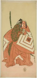 Aktor Ichikawa Danzo III jako Sanada no Yoichi (?) w sztuce Sanada no Yoichi Banjaku no Iezuto (?), wystawiony w Teatrze Morita (?) w jedenastym miesiącu 1767 (?)