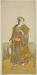 Ichimura Uzaemon Doctor X jako Tee Potter Hammer Member Tee Pay Higashiyama za nadmierne jesienne liście, Wystąpił w Tee Ichimura Tee th, 1778