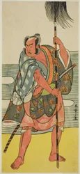 Ichimura Uzaemon Ichimura Doctor X Jako koszulka Koszulka Matahei Pay Dawno, dawno temu model Man Snow, wykonany w koszulce Koszulka Ichimura, 1781