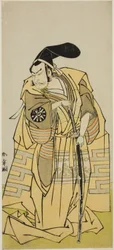 Sztuka Iro Moyo Aoyagi Soga (?) jest wystawiana w Teatrze Nakamura w drugim miesiącu 1775 (?)