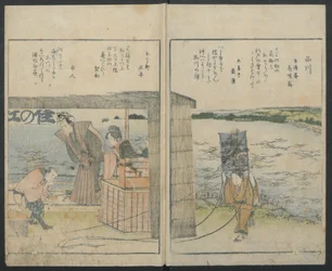 Znane miejsca Edo, 1800.