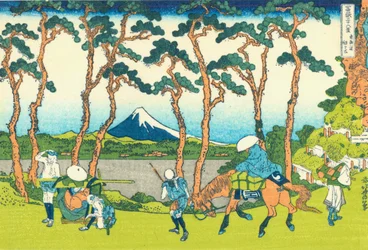 Hodogaya na Tokaido, ok. 1830 (odbitka drzeworytowa)