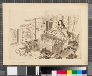 Sceny z wojny między Japonią a Koreą, koniec XVIII - pierwsza połowa XIX wieku (tusz i płótno na papierze)