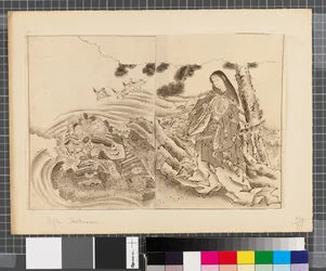 Sceny z wojny między Japonią a Koreą, koniec XVIII - pierwsza połowa XIX wieku (tusz i płótno na papierze)