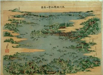 Shiogama i Matsushima w prowincji Mutsu