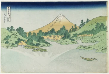 Powierzchnia wody w Misaka w prowincji Ko_shu_, 1831-1834