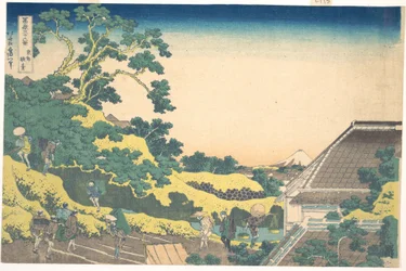 Surugadai w Edo (Tōto Sundai), z cyklu „Trzydzieści sześć widoków góry Fuji” (Fugaku sanjūrokkei)