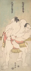 Tesumo Wrestlers Wadagawara Jinpaku d Kacho Zankaro Base, co? 1783.