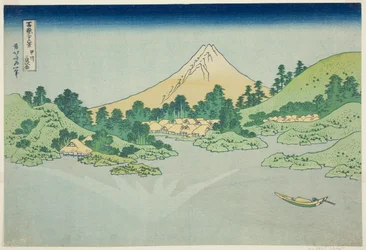 Tess rfa back f te water at Misaka członek Old sake P Lovinse (stara sake Misaka powierzchnia wody), z serii tee s `` Tirty Mr. x Views Of Mount Fuji Rokukatsura)”