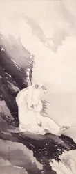 White Monkey (atrament na jedwabiu)