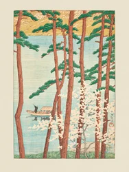 „Haru no Arashiyama” (Wiosna w Arashiyamie) (1934)