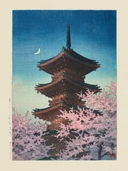 Haru No Yu, Ueno Toshogu (Wiosenny wieczór w Toshogu w Ueno) (1948)