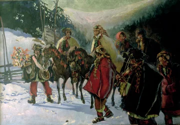 Ślub huculski, 1909