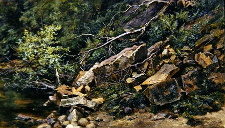 Skalisty Bank (olej na płótnie)