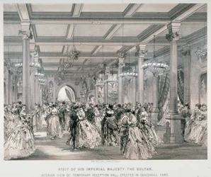 Przyjęcie dla sułtana Turcji, Guildhall, City of London, 1867